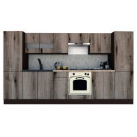 Bucatarie MARINA NEW 340 5A Wenge / Decor K366